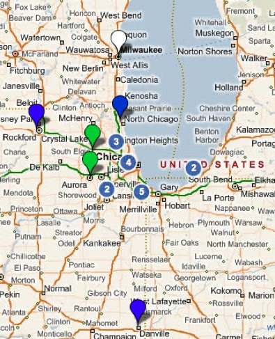 upper michigan casino map