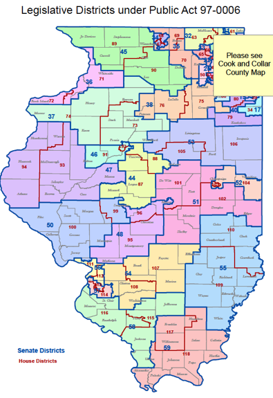 Understanding The Illinois State Senate Districts Map: A Guide To ...